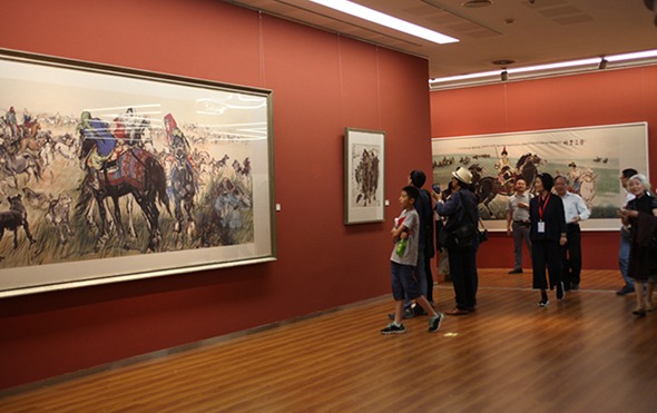 多彩华章民族大团结作品展炎黄艺术馆开幕 艺术名家齐聚展现民族文化魅力