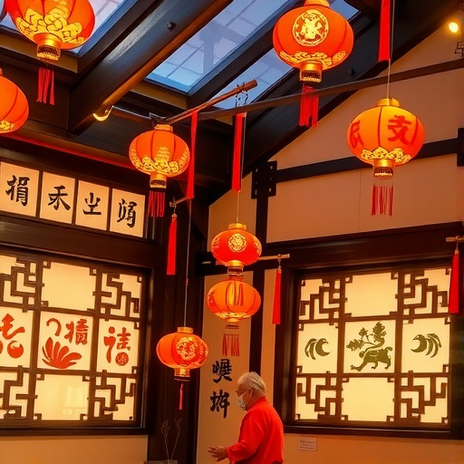 河北宣化：在非遗体验馆里过小年
