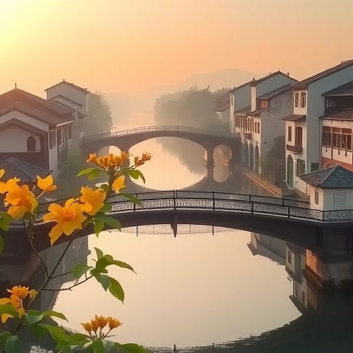 盐城水乡诗意画卷:河、桥、历史与桂花香 盐城水乡诗意画卷:河、桥、历史与桂花香