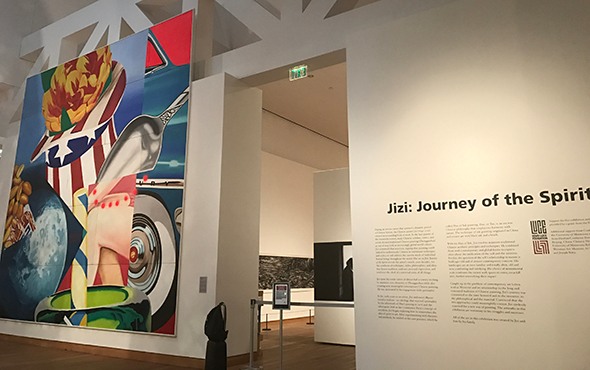姬子精神之旅展亮相美国，艺术巨作首次展出