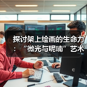 探讨架上绘画的生命力:“微光与呢喃”艺术家群展启幕(图4) 探讨架上绘画的生命力:“微光与呢喃”艺术家群展启幕(图4)