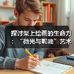 探讨架上绘画的生命力:“微光与呢喃”艺术家群展启幕(图2) 探讨架上绘画的生命力:“微光与呢喃”艺术家群展启幕(图2)