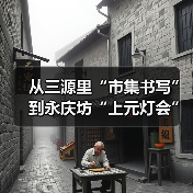 从三源里“市集书写”到永庆坊“上元灯会”,邱志杰谈汉字的生命力(图4) 从三源里“市集书写”到永庆坊“上元灯会”,邱志杰谈汉字的生命力(图4)