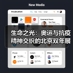 生命之光:奥运与抗疫精神交织的北京双年展(图2) 生命之光:奥运与抗疫精神交织的北京双年展(图2)