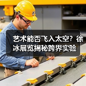 艺术能否飞入太空?徐冰展览揭秘跨界实验(图1) 艺术能否飞入太空?徐冰展览揭秘跨界实验(图1)