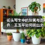 街头写生中的灰调与品色：王玉平如何画出北京韵味？（图2）