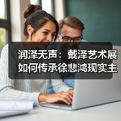 润泽无声:戴泽艺术展如何传承徐悲鸿现实主义?(图3) 润泽无声:戴泽艺术展如何传承徐悲鸿现实主义?(图3)