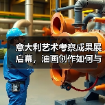 意大利艺术考察成果展启幕,油画创作如何与自然对话?(图3) 意大利艺术考察成果展启幕,油画创作如何与自然对话?(图3)
