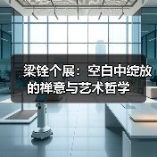 梁铨个展:空白中绽放的禅意与艺术哲学(图1) 梁铨个展:空白中绽放的禅意与艺术哲学(图1)