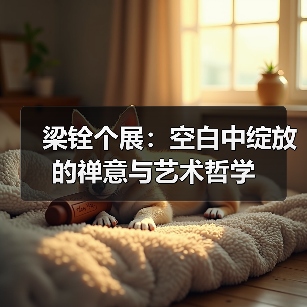 梁铨个展:空白中绽放的禅意与艺术哲学(图4) 梁铨个展:空白中绽放的禅意与艺术哲学(图4)