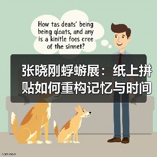 张晓刚蜉蝣展:纸上拼贴如何重构记忆与时间叙事(图3) 张晓刚蜉蝣展:纸上拼贴如何重构记忆与时间叙事(图3)