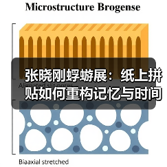 张晓刚蜉蝣展:纸上拼贴如何重构记忆与时间叙事(图4) 张晓刚蜉蝣展:纸上拼贴如何重构记忆与时间叙事(图4)