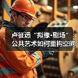 卢征远“拟像·剧场”:公共艺术如何重构空间感知?(图1) 卢征远“拟像·剧场”:公共艺术如何重构空间感知?(图1)