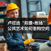 卢征远“拟像·剧场”:公共艺术如何重构空间感知?(图4) 卢征远“拟像·剧场”:公共艺术如何重构空间感知?(图4)