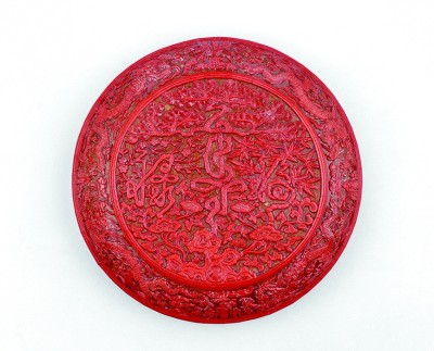 朱漆琼花入梦来——“岁寒三友”题材漆器略赏