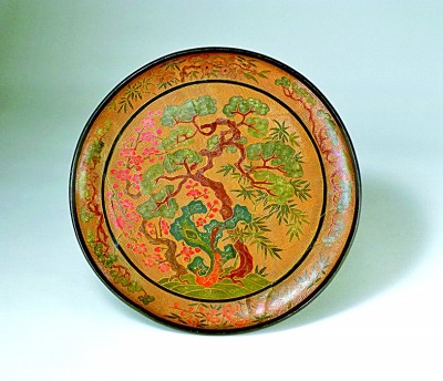 朱漆琼花入梦来——“岁寒三友”题材漆器略赏