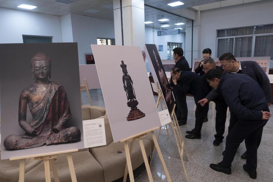 “国宝映华夏·青春共鉴”首展开幕 数字技术助海外文物图片“归来” “国宝映华夏·青春共鉴”首展开幕 数字技术助海外文物图片“归来”