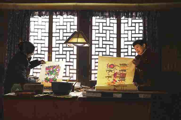 隆回年画迎新春 隆回年画迎新春