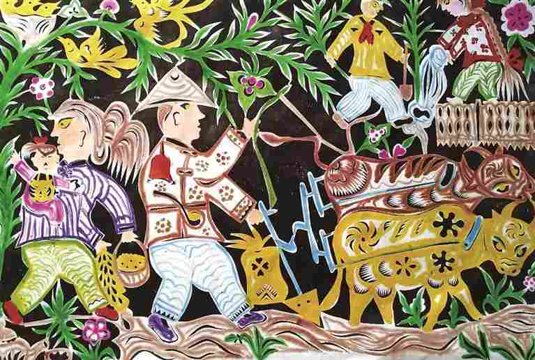 烟缕入画 彩韵生姿——富县熏画的传承与创新 烟缕入画 彩韵生姿——富县熏画的传承与创新